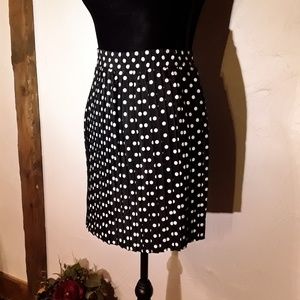 NEW Rampage black & white dotted skirt